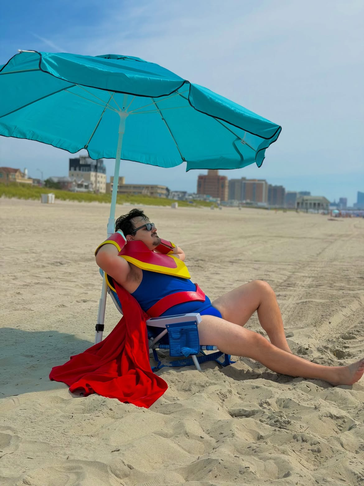 Beach Phenomaman cosplay by @highvoltagecos