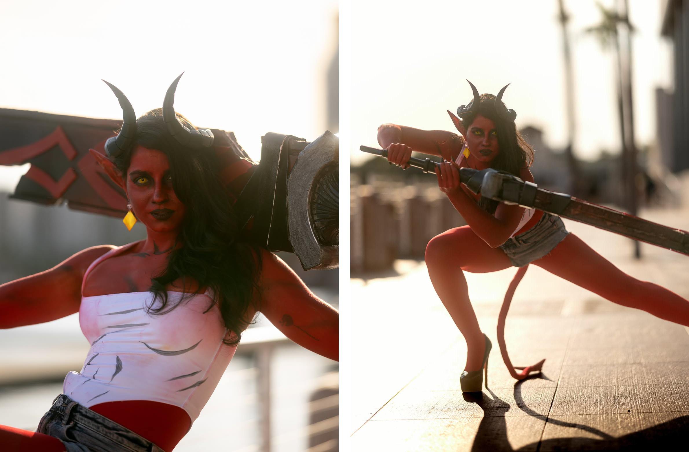 Malevola cosplay by Arianna Does